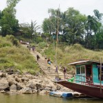 ein Dorf am Mekong